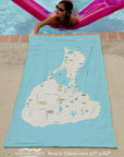 Block Island (Detailed) Quick Dry Towel