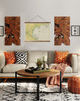 Saco Bay & Vacinity Chart Scroll - Maritime Tribes USAScroll