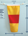 0 (Zero) Nautical Signal Flag - Maritime Tribes USASignal Flag