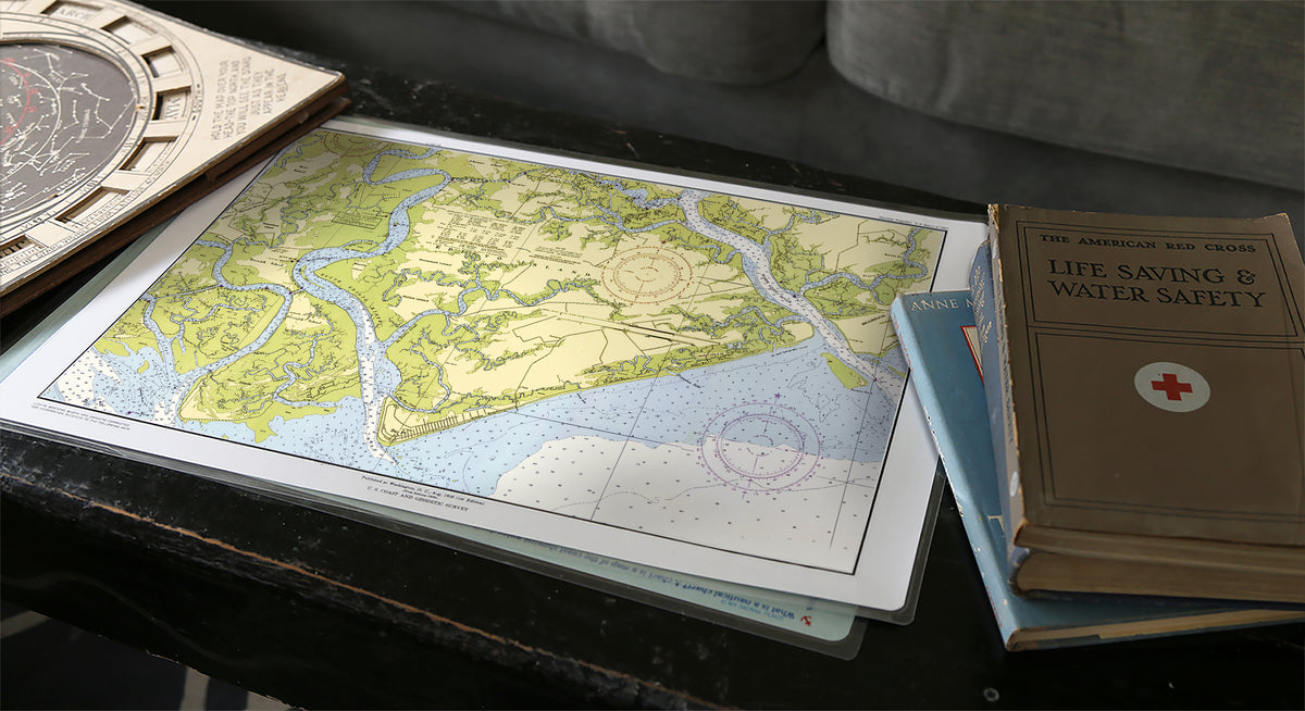Edisto Island chart Placemat