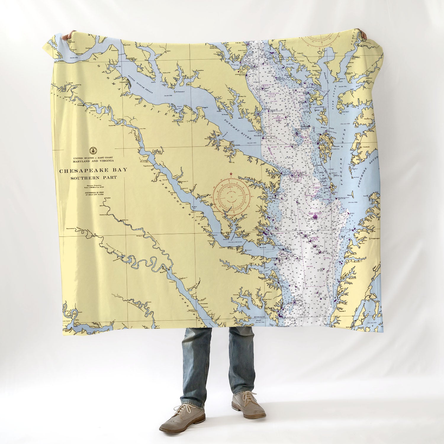 Northern Neck Compilation Chart Blanket