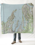 Bellaire, MITopo Map Blanket