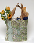 Bellaire, MI Topo Map Tote