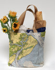 Hilton Head, SC Nautical Chart Tote