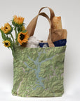 Lake Burton GA Topo Map Tote