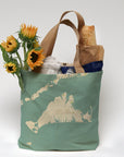 Martha's Vineyard, MA - Sea Glass Tote