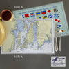 Jamestown, Newport, Narragansett Bay Nautical Chart Placemat