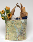 Lake Winnisquam  Topo Map Tote