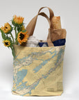 Wellesley Island NY Nautical Chart Tote