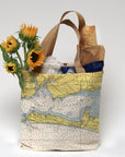 Choctawhatchee Bay Nautical Chart Tote