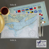 Apalachicola, FL Chart Placemat
