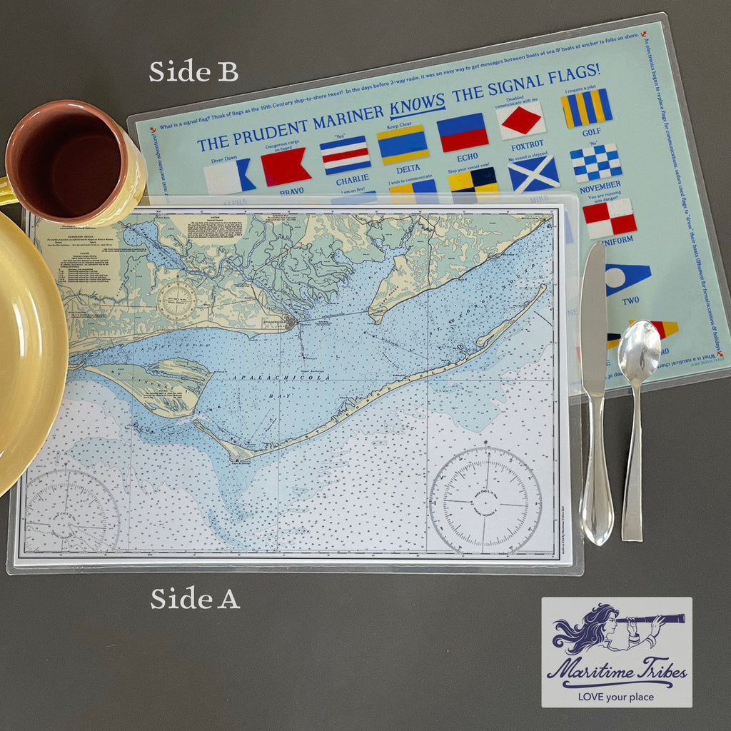 Apalachicola, FL Chart Placemat