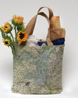 Lake Hartwell, SC Topo Map Tote