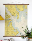 Annapolis Harbor Chart Scroll