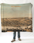 Fredericksburg Bird's Eye View Blanket