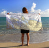 Northport NY, Long Island Chart Quick Dry Towel