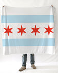 Chicago Flag Blanket