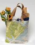 Ossabaw Island Chart Tote