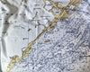 Key Largo, FL Nautical Chart Blanket