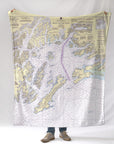 Prince William Sound, AK Nautical chart Blanket