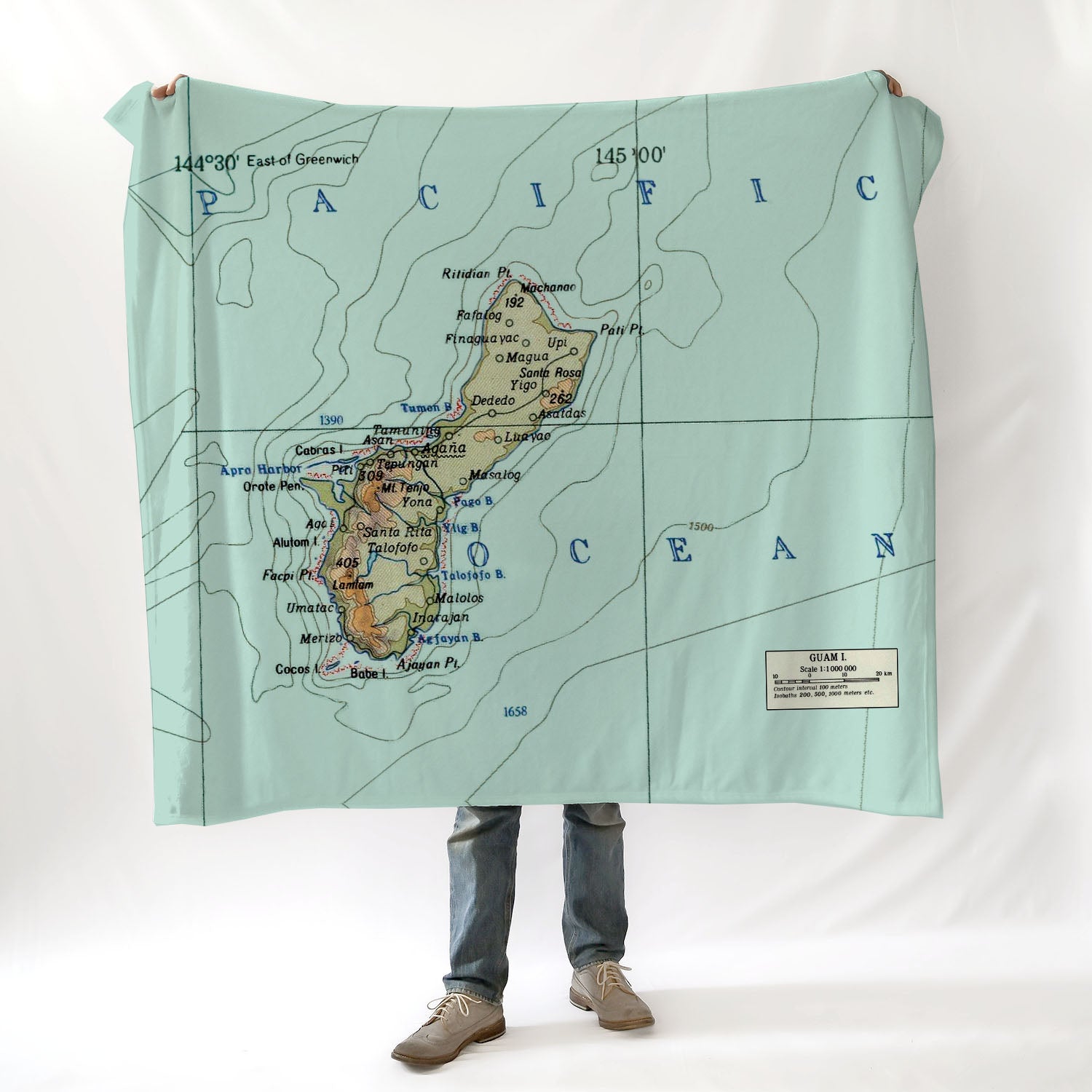 Guam Antique Color Blanket