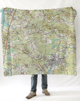 Exeter NH Topo Blanket