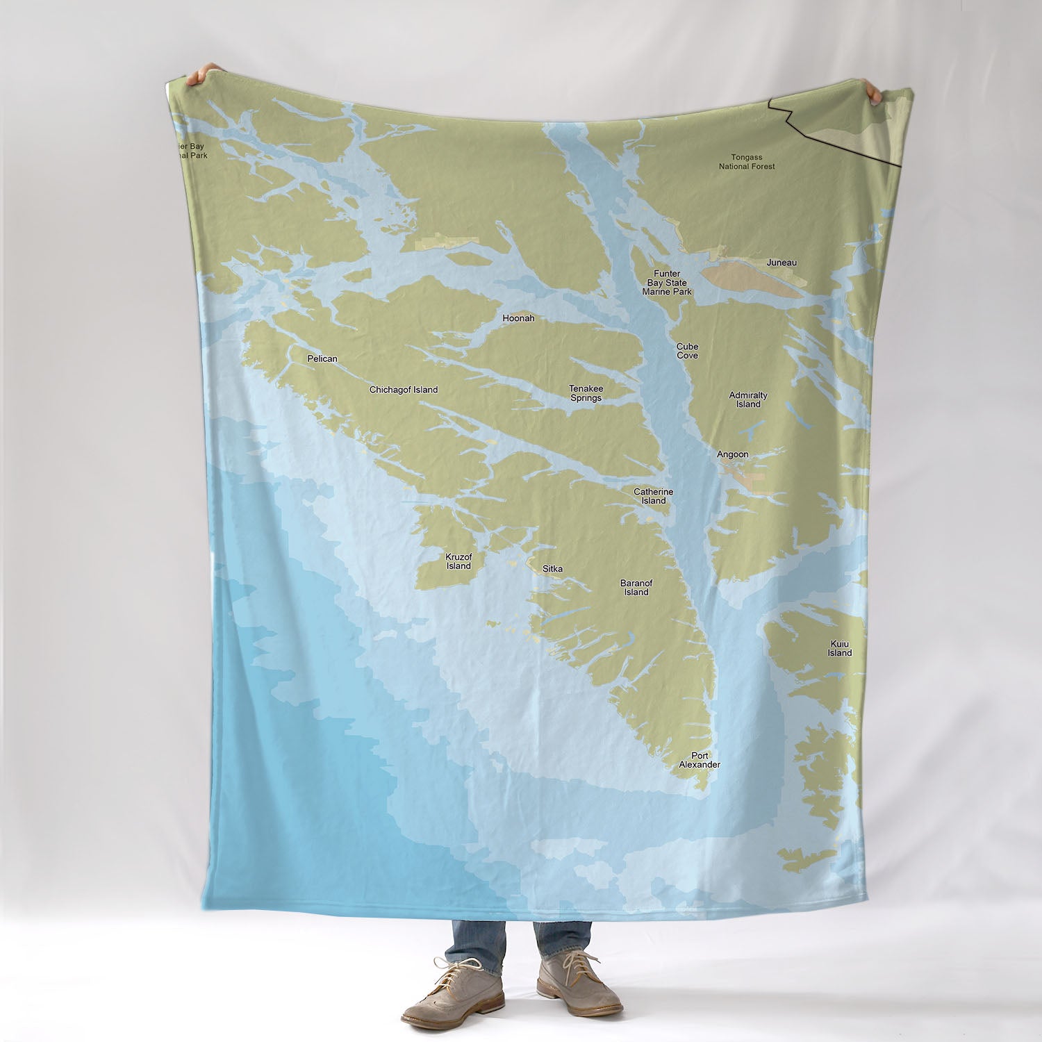 Baranof Island AK Blanket