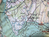 Charleston Vintage Civil War-Era Map Blanket | Historic South Carolina Maritime Decor Throw