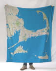 Cape Cod & The Islands Hometown-Style Map Blanket