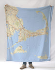 Cape Cod & The Islands Neighborhood-Style Map Blanket