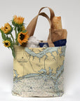 Emerald Isle to Cape Lookout Chart Tote