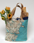 Kittery to Cape Neddick, ME, Antique Tote