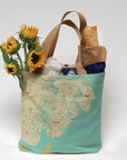 St Simons Island GA Modern Wave Tote