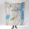 Freedom Trail Map Blanket