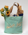 Key West, FL Modern Wave (Detailed) Tote