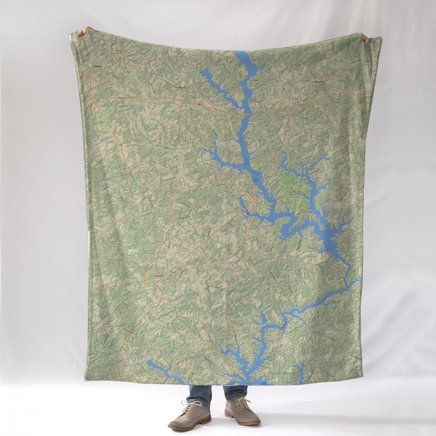 Lake Oconee GA National Geographic Blanket