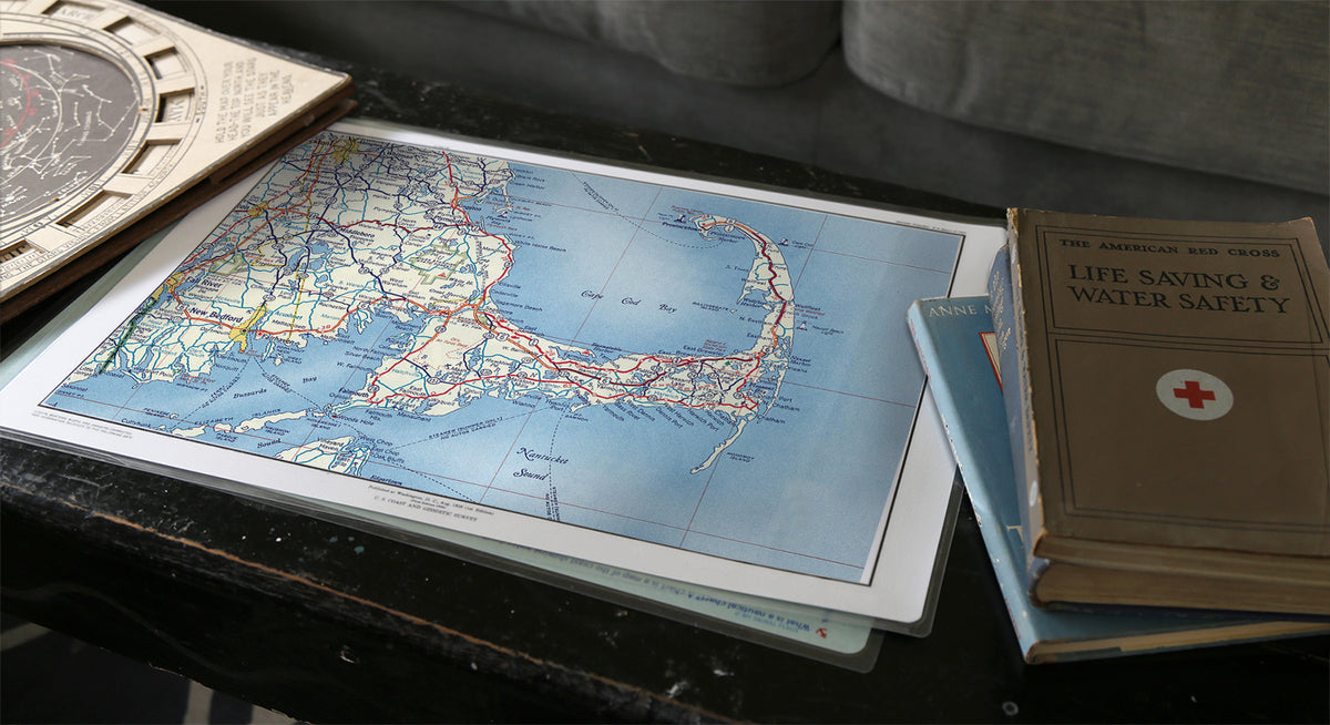 Cape Cod Road Map Placemat