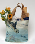 Aquarium, Tales of the Sea Design (2 sided) Tote