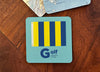 Nautical Flag Coaster - ‘G’ Golf