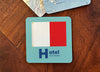 Nautical Flag Coaster - ‘H’ Hotel