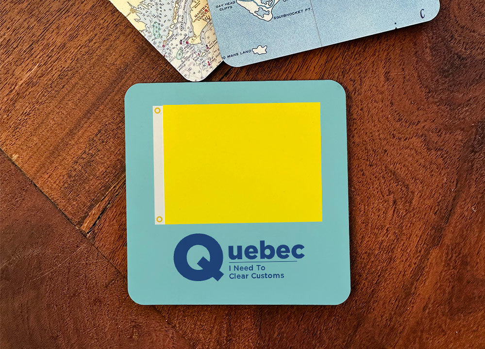 Nautical Flag Coaster - ‘Q’ Quebec