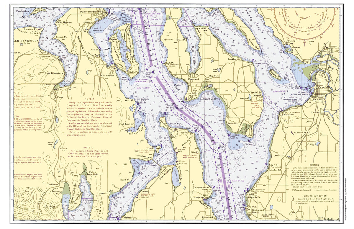 Everett - Lower Whidbey - Puget Sound Placemat