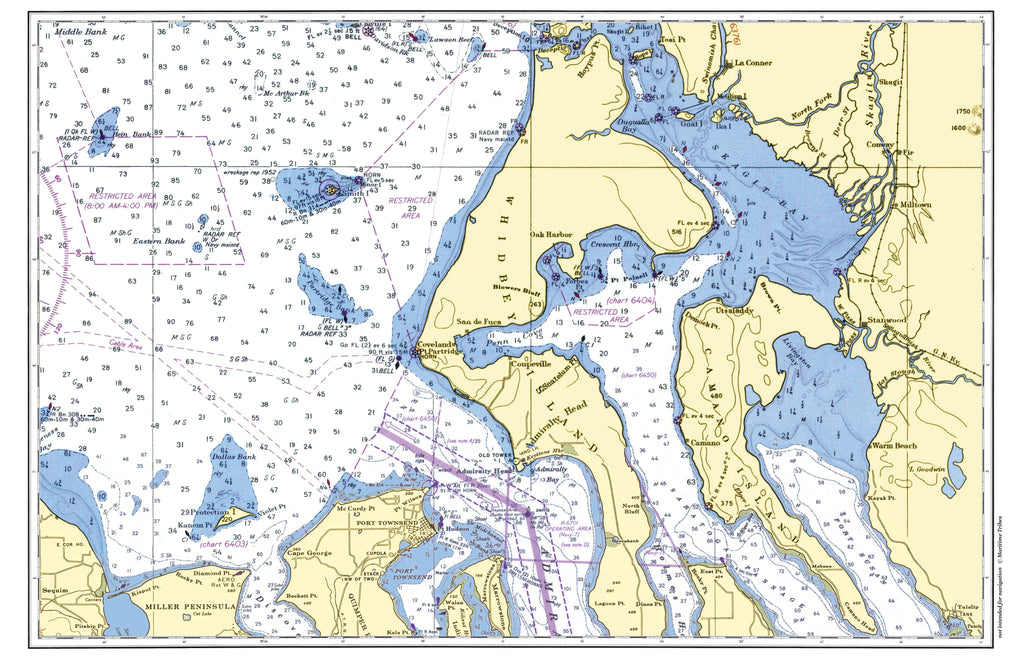Upper Whidbey Island - Puget Sound Placemat
