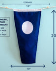 2 Nautical Signal Flag - Maritime Tribes USASignal Flag