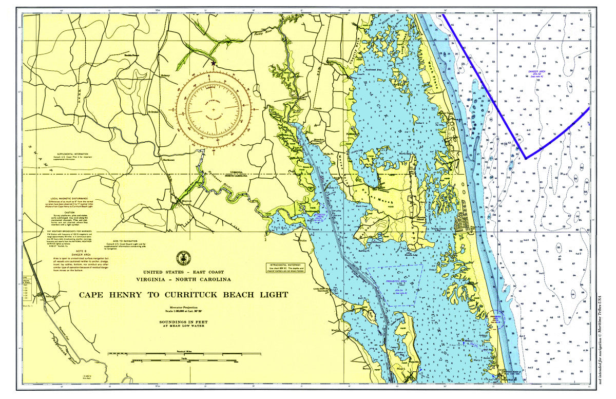 Cape Henry to Currituck Beach Light Placemat