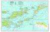 Virgin Islands, Imray Charts Placemat