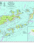 Virgin Islands, Imray Charts Placemat