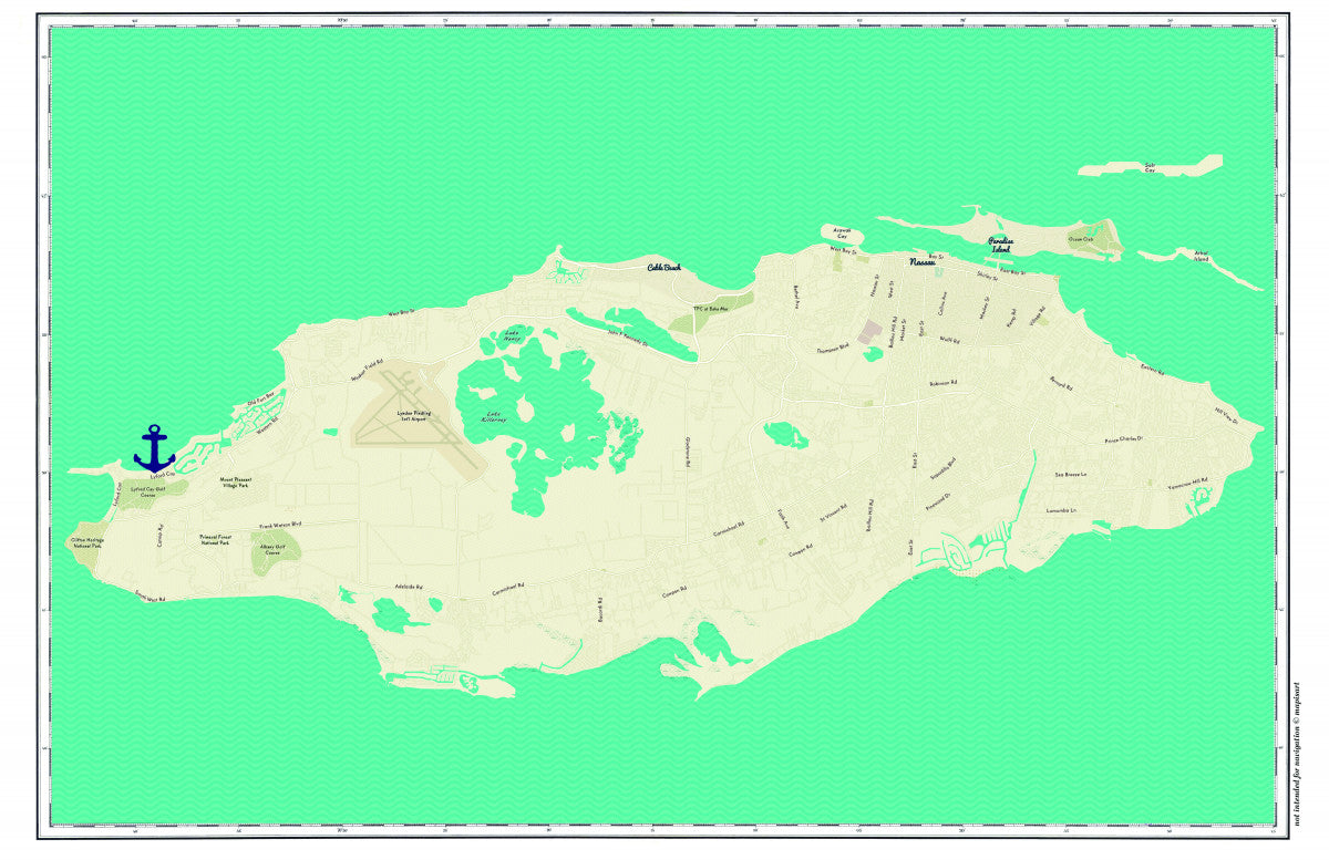 Nassau_/_New_Providence_Island_Single_Placemat
