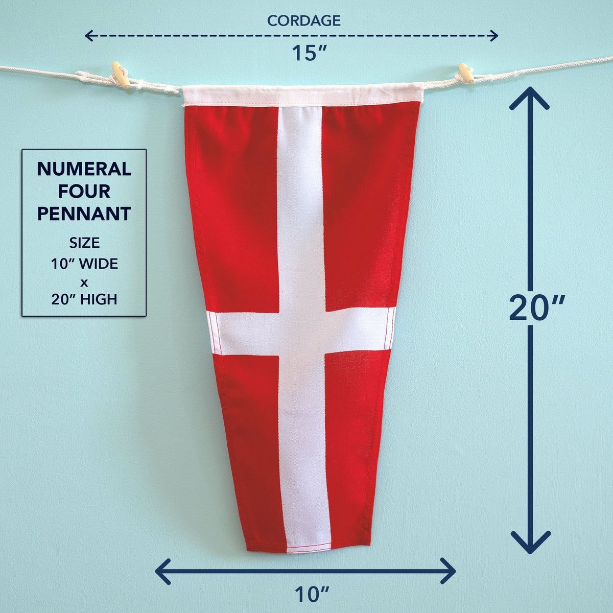 4 Nautical Signal Flag - Maritime Tribes USASignal Flag