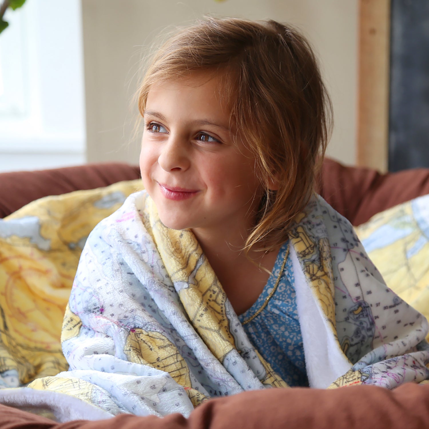 Fredericksburg Bird's Eye View Blanket